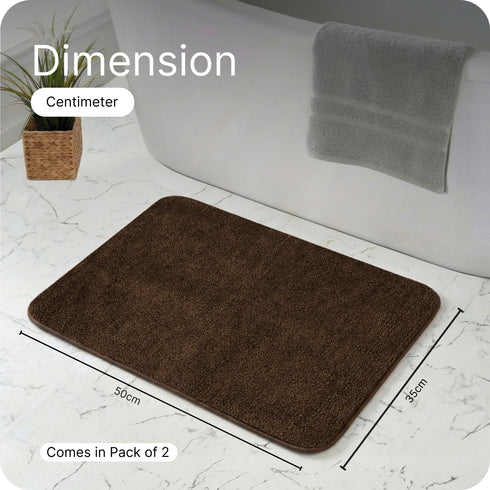 SOLID Soft Anti-Slip Bathmat | Simple Design with Quick Dry Texture