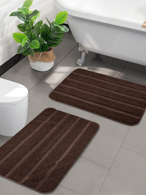 luxury bathmat set 2 piece