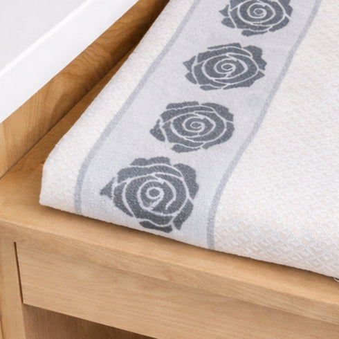 Rose Pure Cotton Bath & Hand Towel Set | Quick Dry Soft Towels | Bathing Kitchen Hand Towel Gym | Men & Women | Bathroom Accessories Set |