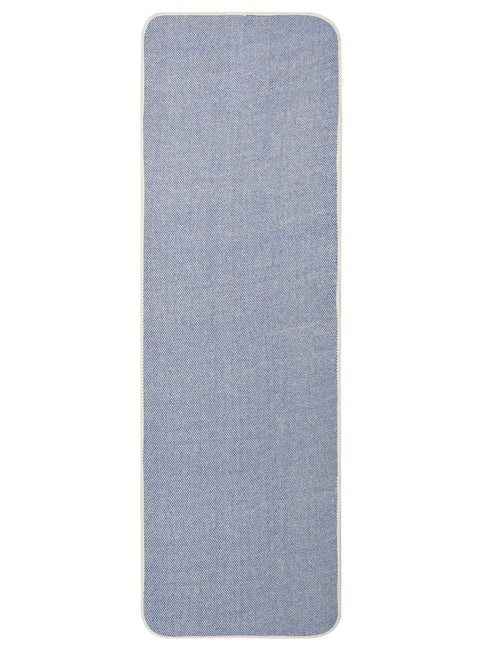 Plain Solid Cotton Anti-Slip Yoga Mat | Polyester Backing | Cushion Comfort