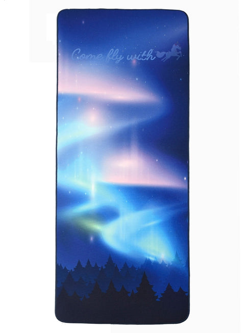 Buy Buy Unicorn Soft Microfiber Antiskid Yoga/Excercise Mat Blue, 70X170 cm Online
