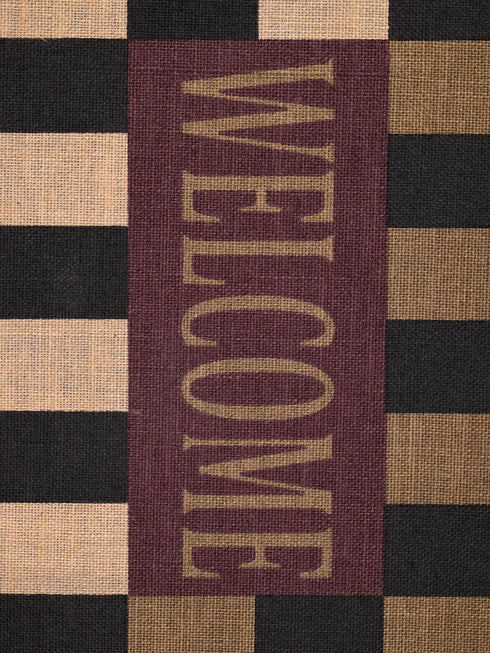 BLOOM Jute Doormats | Eco Friendly with Anti-Skid TPR Backing | Durable | Floor Mat Combo Pack of 3 Pcs Size 40x60 CM