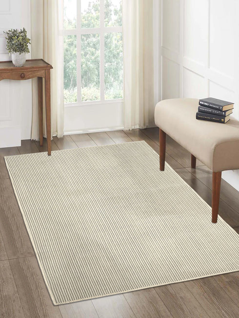Ribb Woven Strong Anti-Slip Rug.