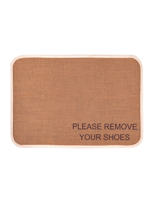 BLOOM Jute Doormats | Eco Friendly with Anti-Skid TPR Backing | Durable | Floor Mat Combo Pack of 3 Pcs Size 40x60 CM