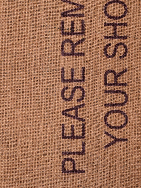 BLOOM Jute Doormats | Eco Friendly with Anti-Skid TPR Backing | Durable | Floor Mat Combo Pack of 3 Pcs Size 40x60 CM