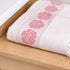 Rose Pure Cotton Bath & Hand Towel Set | Quick Dry Soft Towels | Bathing Kitchen Hand Towel Gym | Men & Women | Bathroom Accessories Set |