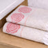 Rose Pure Cotton 4 PC Hand Towel Set | Quick Dry Soft Towels | Bathing Kitchen Hand Towel Gym | Men & Women | Bathroom Accessories Set |