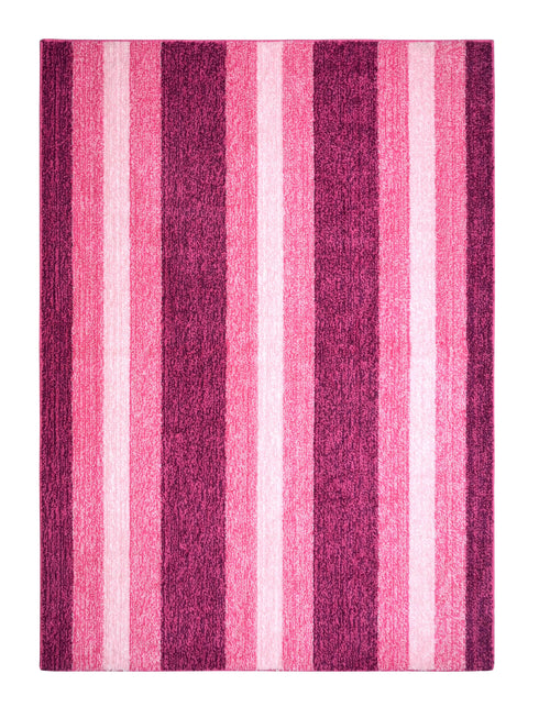 STRIPE Soft Microfiber Anti Slip Carpet & Runner