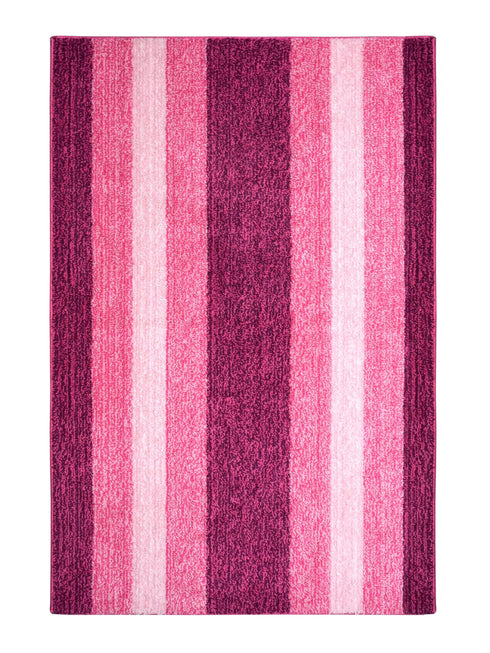 STRIPE Soft Microfiber Anti Slip Carpet & Runner