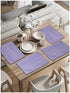 dining table mats 4 pieces waterproof