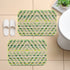 TIM TIM Microfiber Anti-Skid Bath Mats | Soft Water Absorbing Mat | Combo Pack of 2 40x60 CM