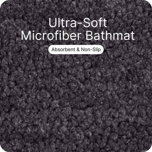SOLID Soft Anti-Slip Bathmat | Simple Design with Quick Dry Texture