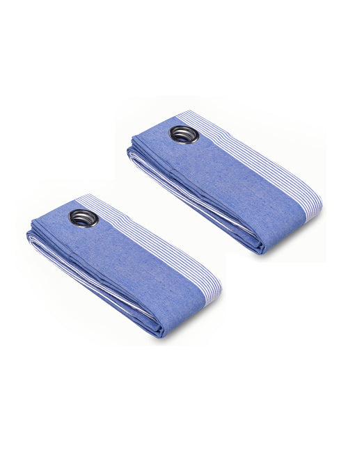 Beige cotton blackout curtains