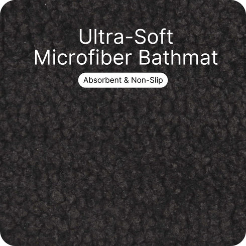 SOLID Soft Anti-Slip Bathmat | Simple Design with Quick Dry Texture