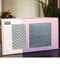 GIFT BOX | CHEVRON Grey Cotton Bedsheet-Cover | Matching Grey Reversible Quilt/Comforter | Combo Set For Gift & Daily Use