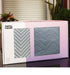 GIFT BOX | CHEVRON Grey Cotton Bedsheet-Cover | Matching Grey Reversible Quilt/Comforter | Combo Set For Gift & Daily Use