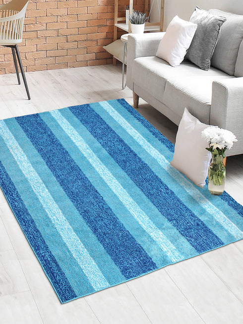 STRIPE Soft Microfiber Anti Slip Carpet & Runner