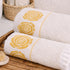 Rose Pure Cotton Bath & Hand Towel Set | Quick Dry Soft Towels | Bathing Kitchen Hand Towel Gym | Men & Women | Bathroom Accessories Set |
