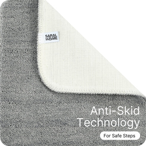 SOLID Soft Anti-Slip Bathmat | Simple Design with Quick Dry Texture