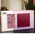 GIFT BOX | Kanan Mauve Cotton Bedsheet-Cover | Matching Mauve Reversible Quilt/Comforter | Combo Set For Gift & Daily Use