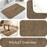 SOLID Soft Anti-Slip Bathmat | Simple Design with Quick Dry Texture