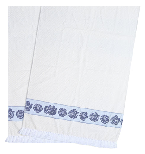 Rose Pure Cotton 2 PC Bath Towel Set | Quick Dry Soft Towels | Bathing Kitchen Towel Gym | Men & Women | Bathroom Accessories Set |