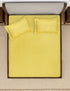 Yellow cotton bedsheets