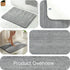 SOLID Soft Anti-Slip Bathmat | Simple Design with Quick Dry Texture