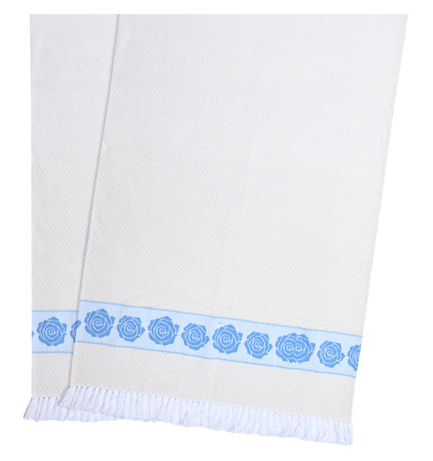 Rose Pure Cotton 2 PC Bath Towel Set | Quick Dry Soft Towels | Bathing Kitchen Towel Gym | Men & Women | Bathroom Accessories Set |