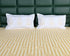 SOMA Cotton Rich Bedsheet | Floral & Stripe Woven Bed Sheet | 180 TC (Weight= 400 TC) | Soft & Comfortable Bedsheet for Bedroom
