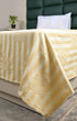 SOMA Cotton Rich Bedsheet | Floral & Stripe Woven Bed Sheet | 180 TC (Weight= 400 TC) | Soft & Comfortable Bedsheet for Bedroom