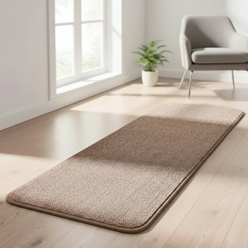 Solid Plain Floor Runner | Soft, Durable & Washable | Ideal for Hallway or Bedside Use