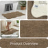 Soft Microfiber Anti-Skid Bath Mat Combo