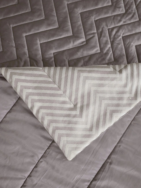 Chevron Damask All Season Reversible Quilt
