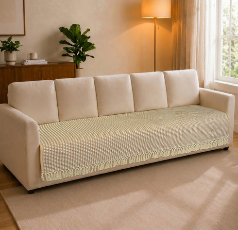 Beige / 70x250cm- 1pc (5 Seater)