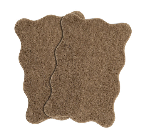 Soft Microfiber Anti-Skid Bath Mat Combo