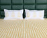 SOMA Cotton Rich Bedsheet | Floral & Stripe Woven Bed Sheet | 180 TC (Weight= 400 TC) | Soft & Comfortable Bedsheet for Bedroom