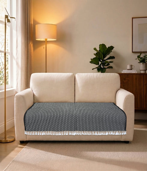 Black / 70x120cm- 1pc (2 Seater)