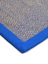 Chevron Jute & Cotton Woven Anti-Slip Strong Border Rug