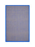 Chevron Jute & Cotton Woven Anti-Slip Strong Border Rug
