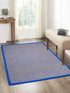 Chevron Jute & Cotton Woven Anti-Slip Strong Border Rug