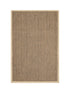 Chevron Jute & Cotton Woven Anti-Slip Strong Border Rug