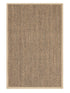 Chevron Jute & Cotton Woven Anti-Slip Strong Border Rug