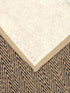Chevron Jute & Cotton Woven Anti-Slip Strong Border Rug
