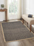 Diamond Jute & Cotton Woven Anti-Slip Strong Border Rug