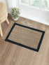 BURWAN - Cotton Jute Woven Strong Anti-Slip Mat with fringe