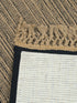 BURWAN - Cotton Jute Woven Strong Anti-Slip Runner with fringe.