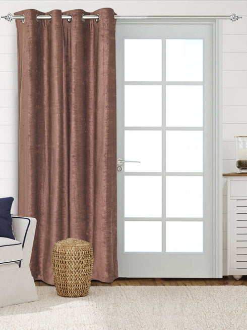 Reversible Glaze Blackout Curtain | Double Sided Satin & Velvet | Washable Non-Fading Non Shrinking