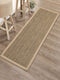 Chevron Jute & Cotton Woven Anti-Slip Strong Border Runner
