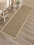 Chevron Jute & Cotton Woven Anti-Slip Strong Border Runner